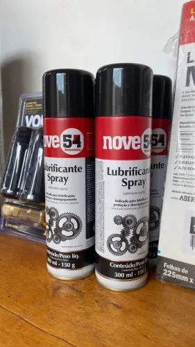 Kit com 12un Desengripante Lubrificante Spray Nove54 300ml 150g
