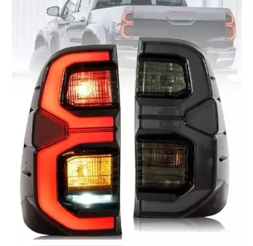 Lanterna Traseira Fume Com Led Hilux 2021 2022 2023