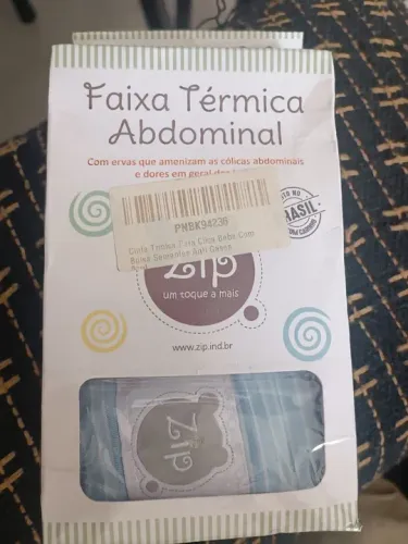 Faixa Térmica Abdominal para Bebê - Zip