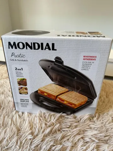 Sanduicheira Mondial 220 volts Nova