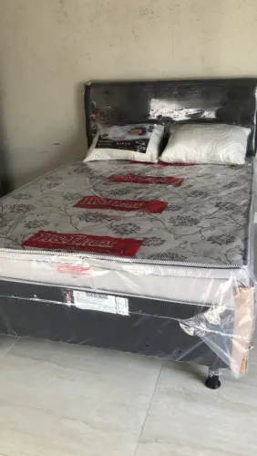 CAMA NOVA CASAL COM PILLOW