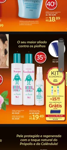 Kit para Cabelos Arruda & Citronela com Lavanda