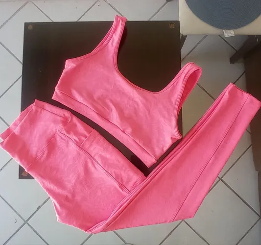Conjunto Fitness Rosa