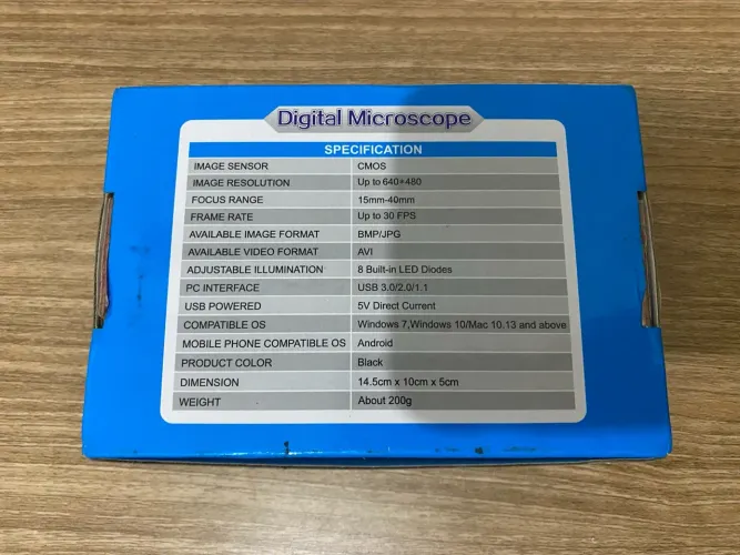 Microscópio Digital - CMOS 640x480