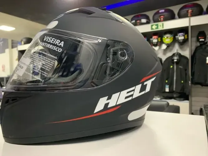 CAPACETE HELT POLAR PRETO FOSCO