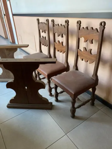 Mesa de jantar de seis lugares