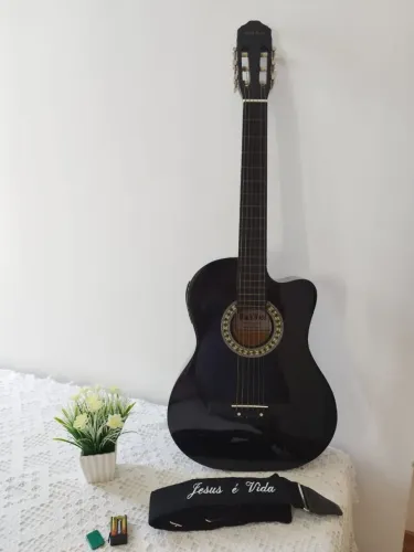 Violão Acústico Black Wood