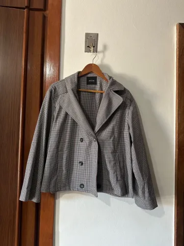 Blazer forrado xadrez