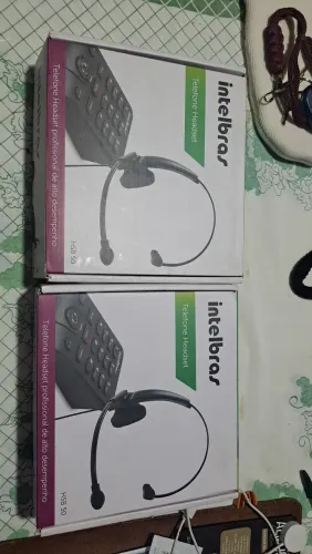 Headset Intelbras HSB 50 - Telefone Headset Profissional