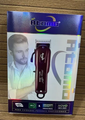 Máquina de cortar cabelo Kemei átomo 