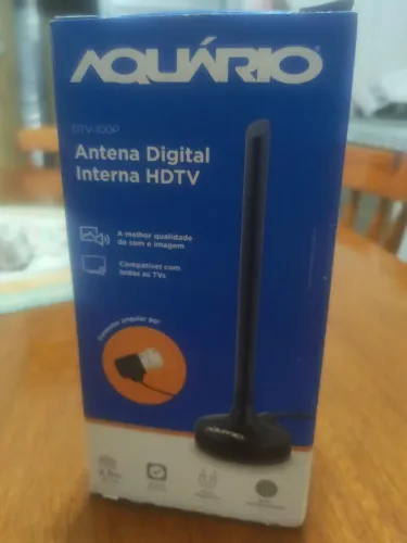 Antena Digital Interna HDTV Aquário DTV-100P
