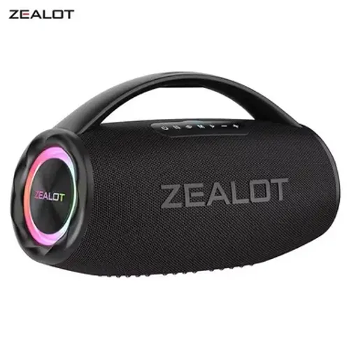 Caixa de Som ZEALOT S97 - 80W, Bluetooth, Graves Poderosos e Resistente