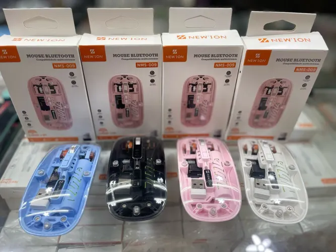 Mouse Bluetooth Sem Fio - 4 Cores Disponíveis