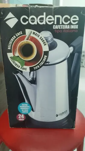 Cafeteira Cadence Inox Tipo Italiana