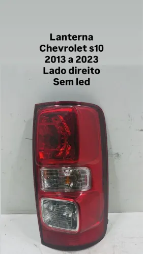Lanterna Chevrolet S10 2013 a 2023 - Lado Direito
