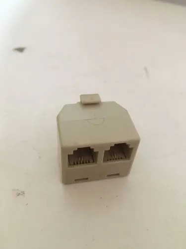 Adaptador duplo para cabo de telefone e