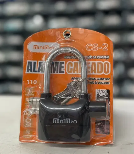 Cadeado com alarme cs2 minimen