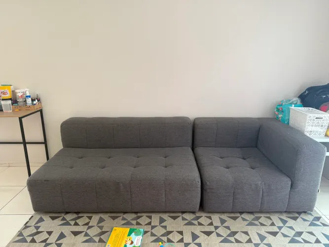 SOFÁ TOK STOK 2,44m X 0,66m altura X 0,97 profundidade IMPERMEABILIZADO