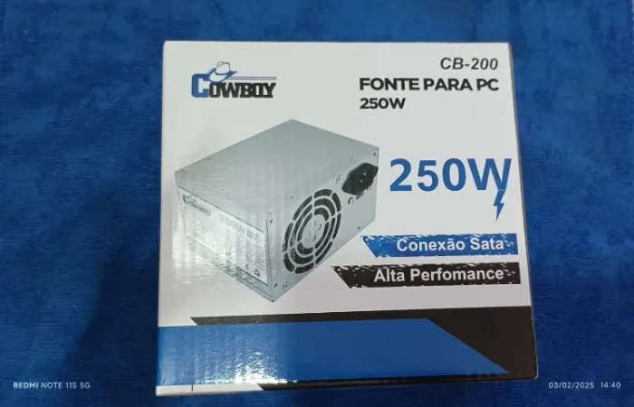 Fonte Para Pc 250w  (Jk Eletrônicos qualidade e honestidade)