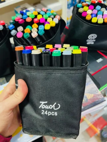 Conjunto De 24 Canetinhas Touch