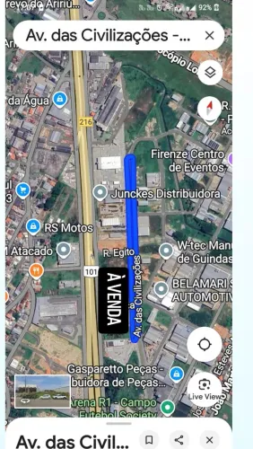 ÁREA NOBRE FRENTE BR 101 KM 217