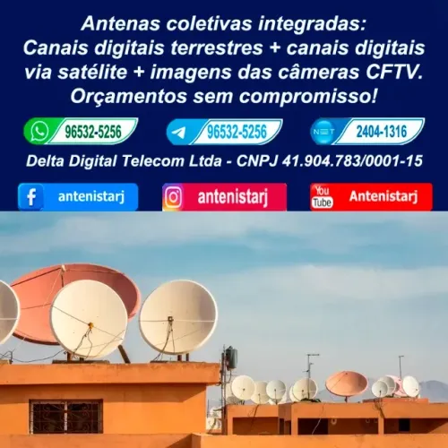 Antenas coletivas.