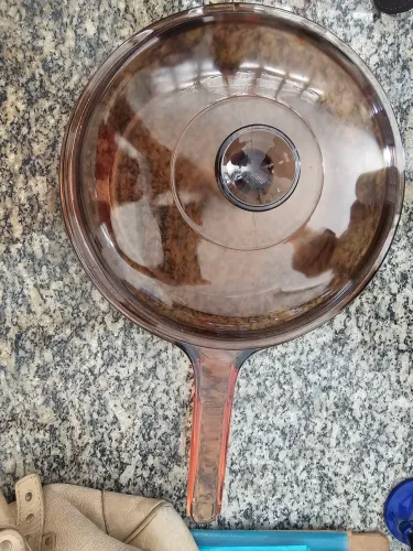 Frigideira de Vidro com Tampa - Vision
