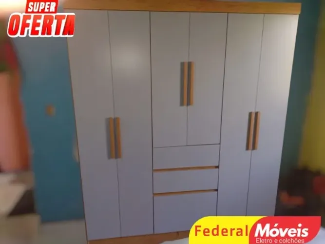 Guarda Roupa Casal 7 Portas 2 Gavetas A PRONTA ENTREGA