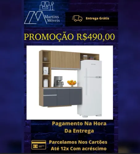 GRANDE PROMOÇÃO*ARMARIO DE COZINHA MEL  COMPLETA  ENTREGA GRÁTIS ACEITA CARTÃO