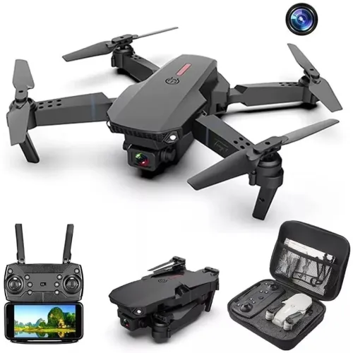Drone com Câmera HD e Controle Remoto - Novo!