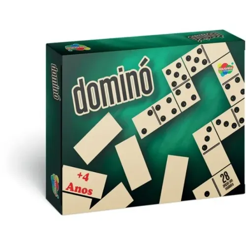 Dominó Tradicional em Madeira - Aquarela Brinquedos