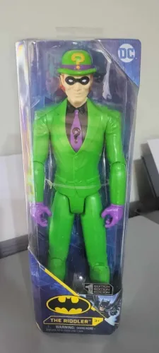 Boneco Dc The Riddler O Charada 30 Cm Articulado