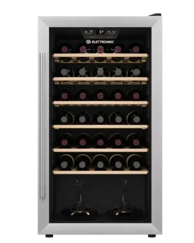 Adega Elettromec 34 Garrafas Freestanding 220V pela metade do preço