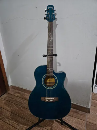 Violão Elétrico Ashland by Crafter AFCE-10 Azul Marinho - Completo + Acessórios