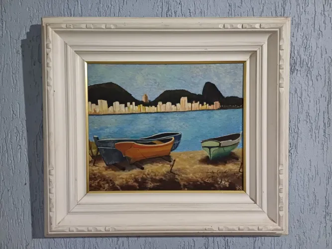 Quadro decorativo com moldura