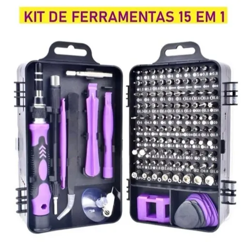 KIT DE FERRAMENTAS DE PRECISÃO 15 EM 1, REPARO DE ELETRÔNICOS