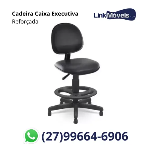 Cadeira Caixa Executiva NOVA a partir de R$579,99 à vista
