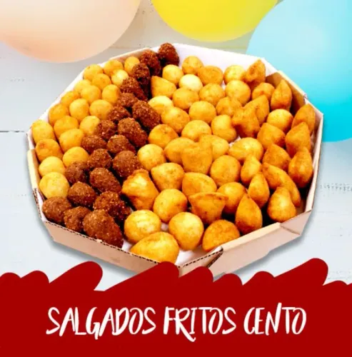 Salgados Fritos - 100 Peças