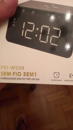 Carregador indução Peining na caixa modelo PEI-ws09