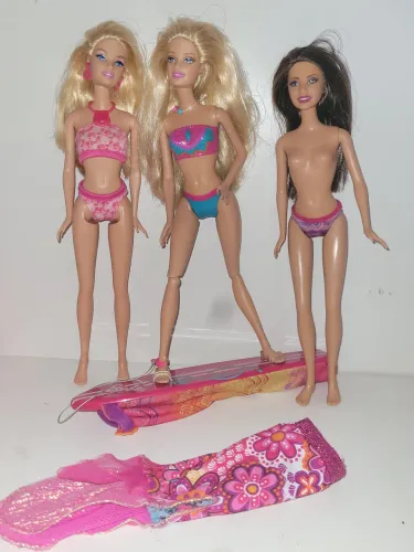 Lote Barbie vida de sereia