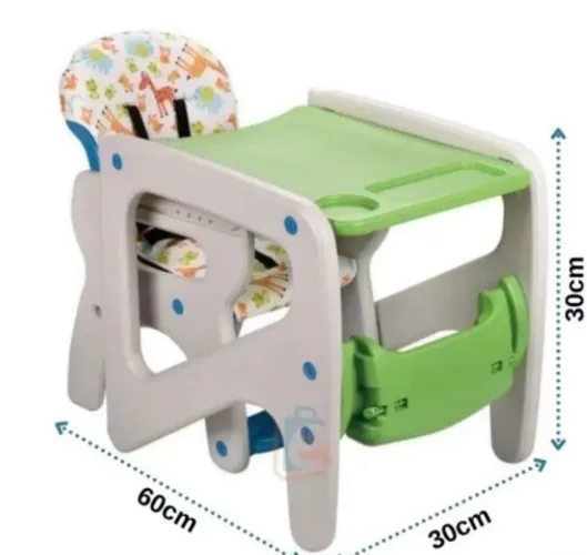 cadeira mesinha 2 em 1 baby style cadeirão alimentação