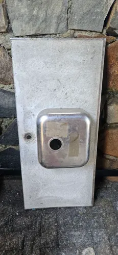 Pia de cozinha em aço inox