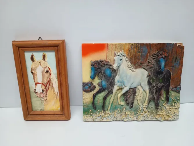 Quadrinhos Decorativos - Cavalo os dois pelo valor anunciado