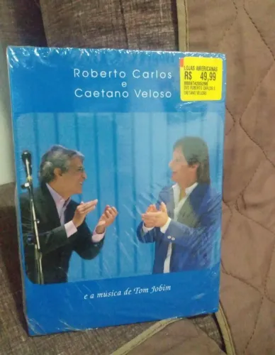 Roberto Carlos, Caetano Veloso e a Música de Tom Jobim - DVD lacrado