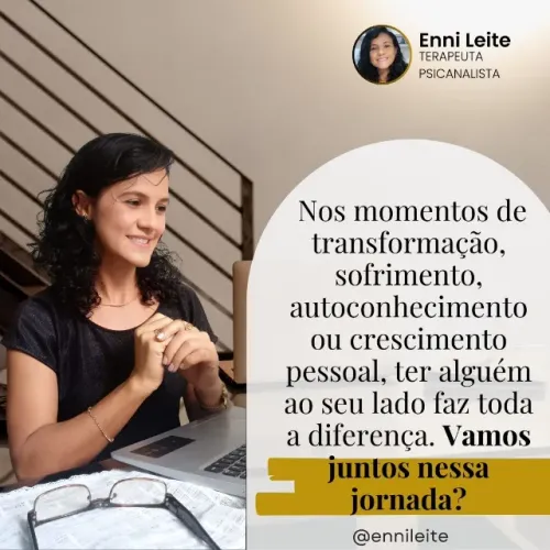 Terapia com Psicanalise. Cuide da sua saúde emocional onde estiver!