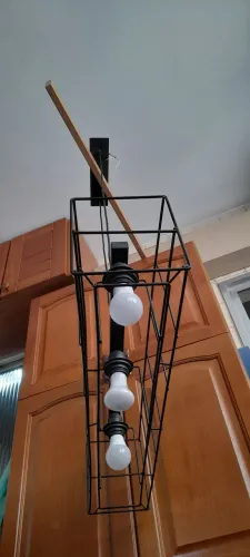 Luminária de teto moderna , 3 lâmpadas 