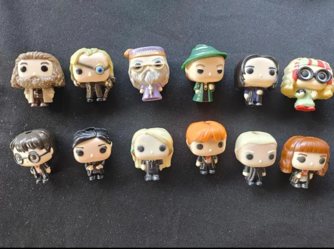 Coleção 12 Funko Pop Harry Potter Kinder Joy