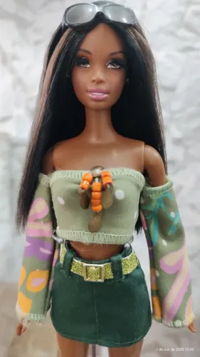 Boneca Barbie Negra Christie