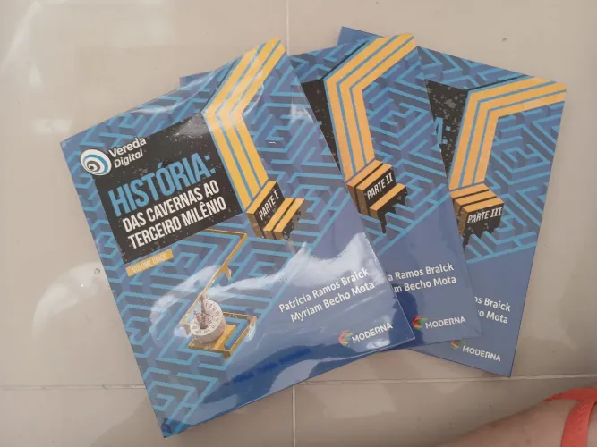 Kit livros Vereda digital de história ensino médio