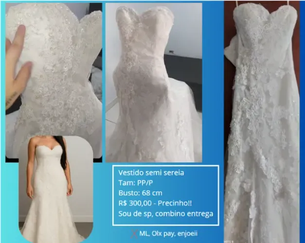 Vestido de noiva sereia